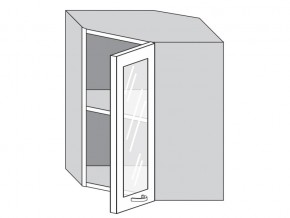 1.60.3у Шкаф настенный (h=720) угловой на 600мм со стекл. дверцей в Среднеуральске - sredneuralsk.magazinmebel.ru | фото