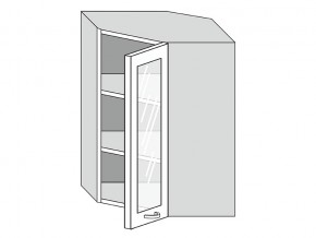 19.60.3у Шкаф настенный (h=913) угловой на 600мм со стекл. дверцей в Среднеуральске - sredneuralsk.magazinmebel.ru | фото