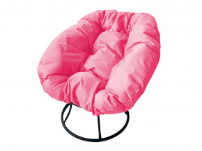 Кресло Пончик без ротанга розовая подушка в Среднеуральске - sredneuralsk.magazinmebel.ru | фото