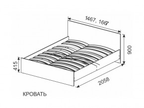 Кровать 1600х2000 ортопедическое основание в Среднеуральске - sredneuralsk.magazinmebel.ru | фото