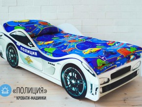 Кровать детская машина Полиции в Среднеуральске - sredneuralsk.magazinmebel.ru | фото