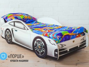 Кровать детская машинка Порше в Среднеуральске - sredneuralsk.magazinmebel.ru | фото