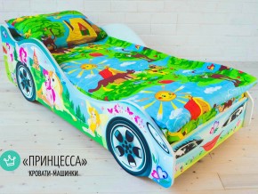 Кровать детская машинка Принцесса в Среднеуральске - sredneuralsk.magazinmebel.ru | фото
