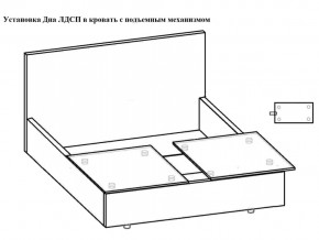 Кровать Токио норма 120 с механизмом подъема и дном ЛДСП в Среднеуральске - sredneuralsk.magazinmebel.ru | фото - изображение 5