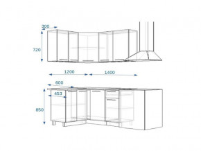 Кухонный гарнитур 3Р РоялВуд 1200*1400 мм в Среднеуральске - sredneuralsk.magazinmebel.ru | фото - изображение 2