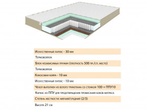 Матрас Тиссая 140х200 в Среднеуральске - sredneuralsk.magazinmebel.ru | фото - изображение 2