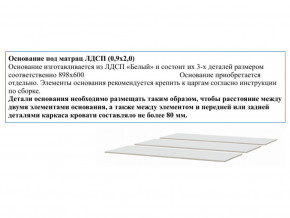 Основание из ЛДСП 0,9х2,0м в Среднеуральске - sredneuralsk.magazinmebel.ru | фото