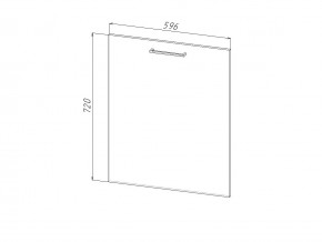 П 60 Комплект для посудомоечной машины 600 мм (цоколь + фасад) ЛДСП в Среднеуральске - sredneuralsk.magazinmebel.ru | фото