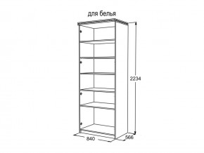 Шкаф 2-х створчатый для белья Ольга 13 в Среднеуральске - sredneuralsk.magazinmebel.ru | фото - изображение 3