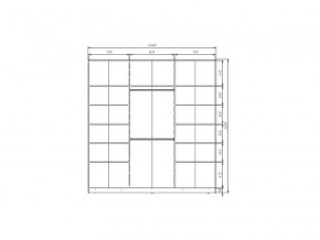 Шкаф-купе Max МШ-25-6-24/2-999 пленка Oracal черная в Среднеуральске - sredneuralsk.magazinmebel.ru | фото - изображение 2