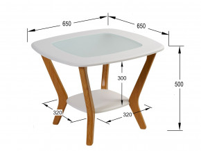 Стол журнальный Мельбурн Белый в Среднеуральске - sredneuralsk.magazinmebel.ru | фото - изображение 2