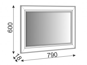 Зеркало Саванна М07 в Среднеуральске - sredneuralsk.magazinmebel.ru | фото - изображение 2